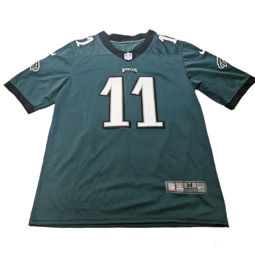 Nike Philadelphia Eagles Jersey Wentz #11 Mens Medium NFL Football Green